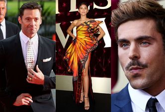 Elegancki Hugh Jackman, wystrojona Zendaya i zamyślony Zac Efron promują film w Australii (ZDJĘCIA)