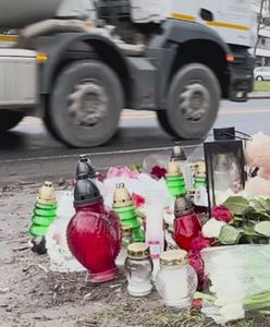 Śmiertelne potrącenie 14-latka. Kwiaty i znicze w miejscu wypadku na warszawskiej Woli