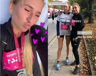 Marta Linkiewicz ekscytuje się udziałem w Maratonie Warszawskim: "Nigdy nie pomyślałabym o jakichś biegach. Będę płakać, JESTEM TAKA DUMNA" (FOTO)