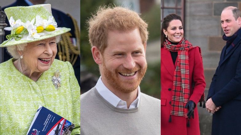 Rodzina królewska skłąda życzenia Harry'emu