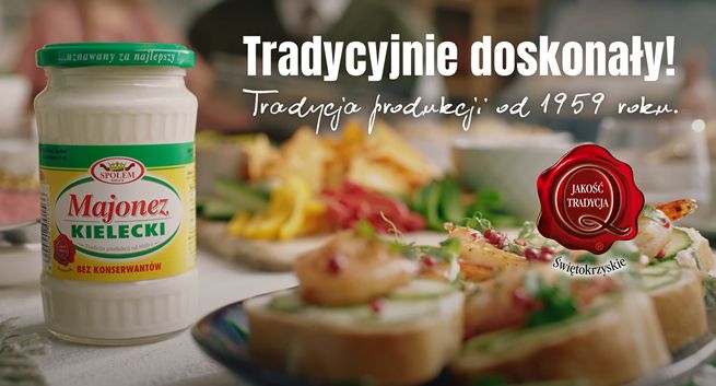 Majonez Kielecki przed Wielkanocą reklamuje się hasłem „Tradycyjnie doskonały!”