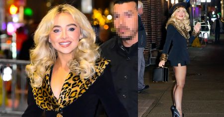 Panterkowa Sabrina Carpenter kroczy po Nowym Jorku w niebotycznie wysokich szpilkach. Rozstanie jej służy?