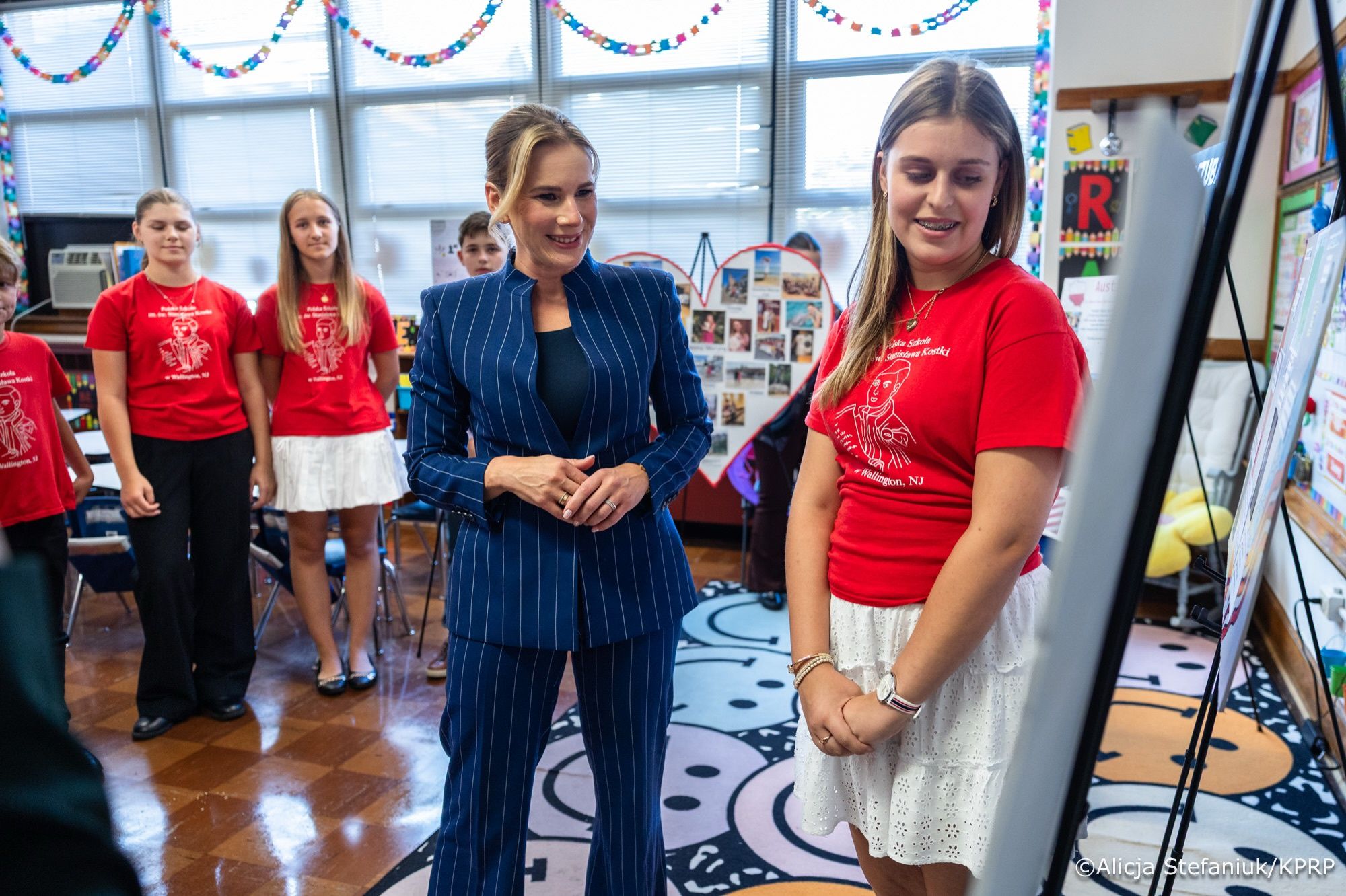 Marta Nawrocka w USA