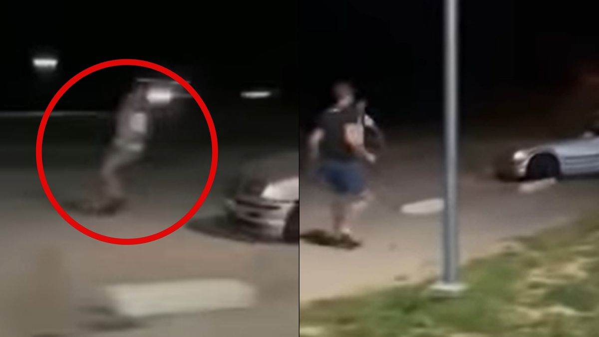 Kierowca bmw próbował przejechać pieszych 