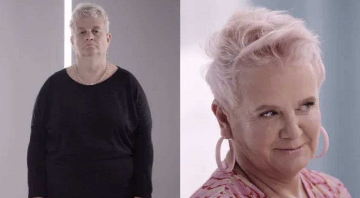 Przemiana uczestniczki programu "10 lat młodsza w 10 dni" 