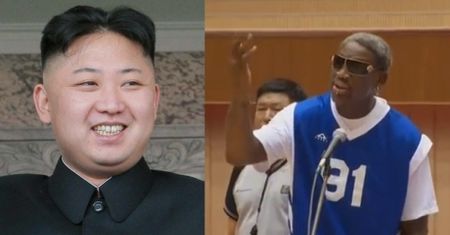 Rodman śpiewa "HAPPY BIRTHDAY" Kimowi!
