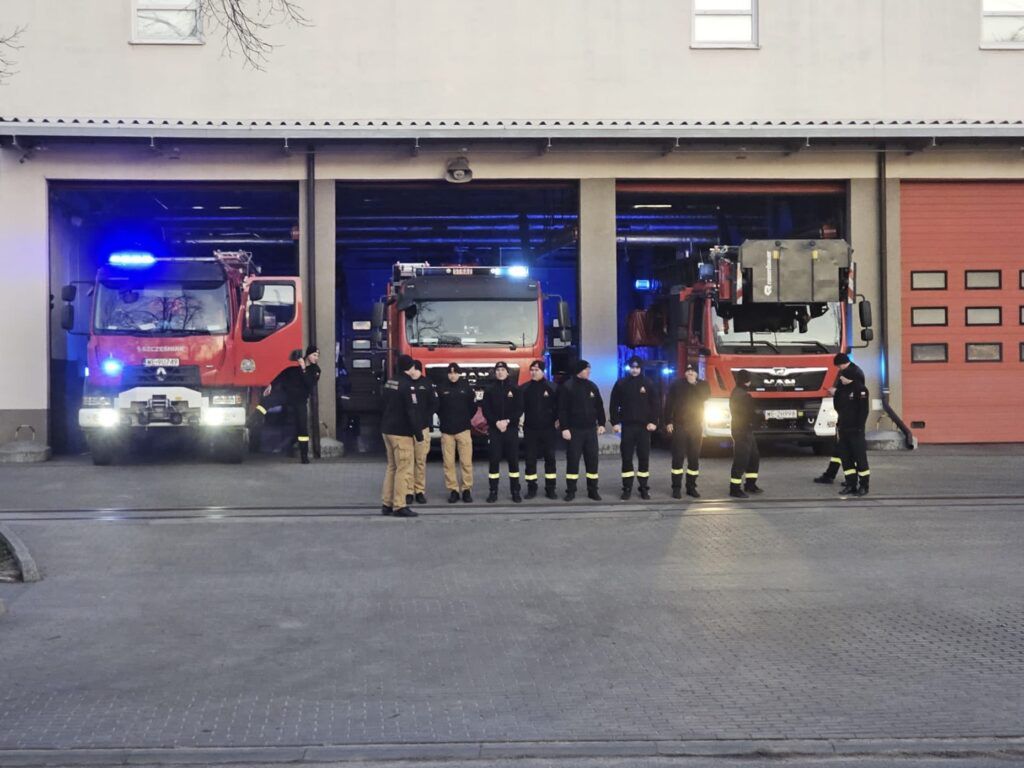 Strażacy w całym kraju oddali hołd koledze zmarłemu podczas ćwiczeń