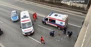 12-latka skoczyła z kładki na trasę S8. Dziecko trafiło do szpitala