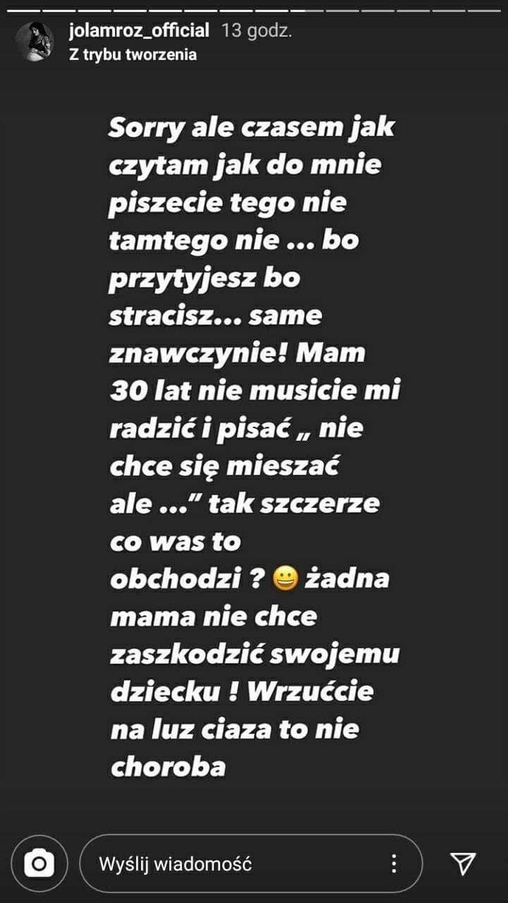 Jola z "Warsaw Shore" walczy z hejterami