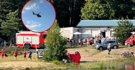 Akcja nad zalewem. Ojciec rzucił się na ratunek dziecku