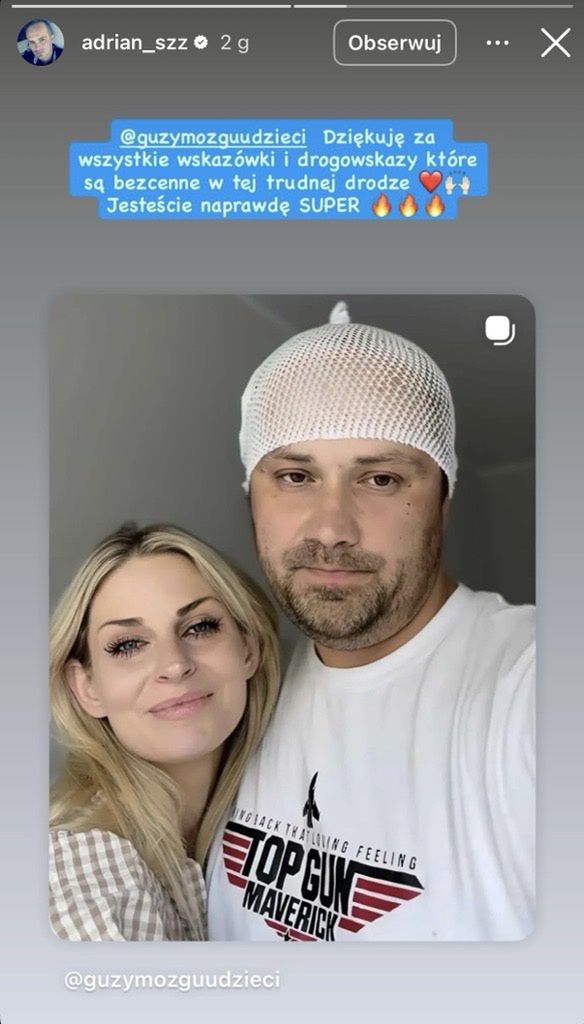 Adrian Szymaniak walczy z nowotworem