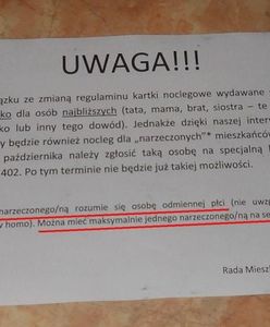 Warszawski humor: nowy regulamin domu studenckiego