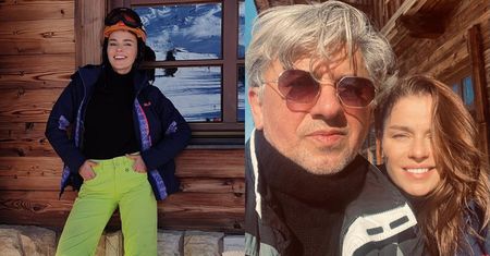 Rzadki widok: Natasza Urbańska chwali się wspólnym zdjęciem z Januszem Józefowiczem z zimowego wypadu (FOTO)