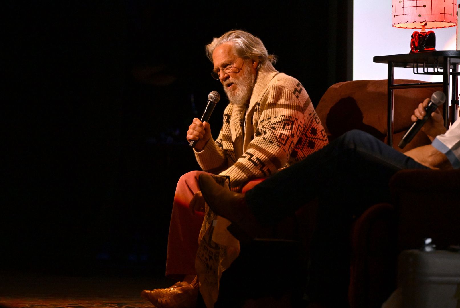 Jeff Bridges na specjalnym pokazie "Big Lebovsky" w kwietniu 202