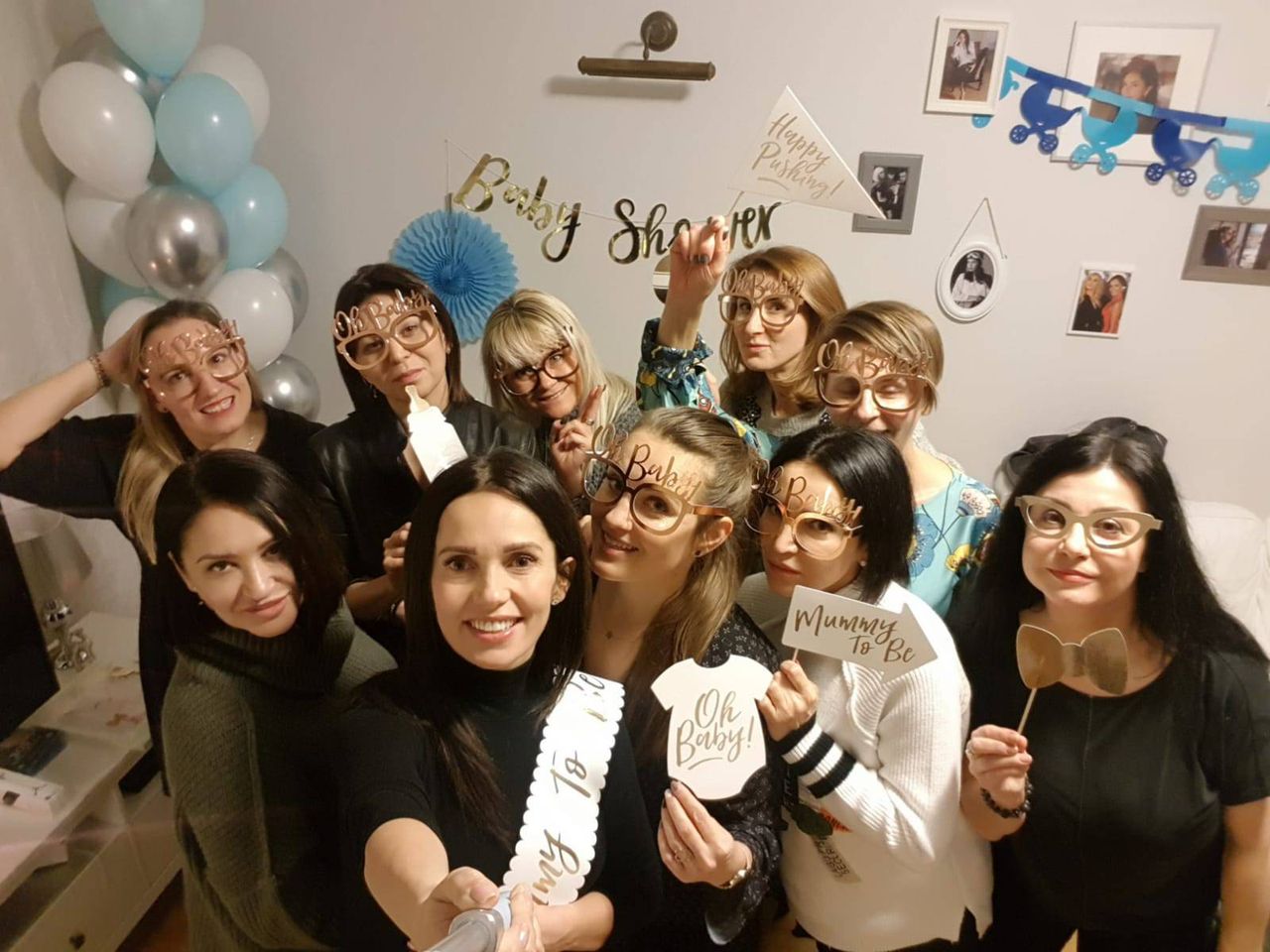 Anna Prus z przyjaciółkami. Baby shower 2020