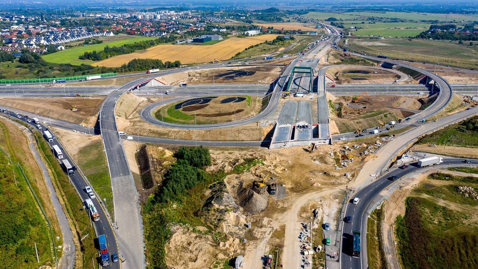 Węzeł drogowy Gdańsk-Południe - stan na wrzesień 2025, tuż przed kolejną zmianą