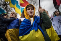 Tysiące Ukraińców na ulicach. Protesty przeciwko Rosji