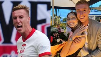 Adam Buksa strzelił pierwszego gola w meczu Polska-Holandia. Kim jest jego żona? Dwa tygodnie temu wzięli ślub