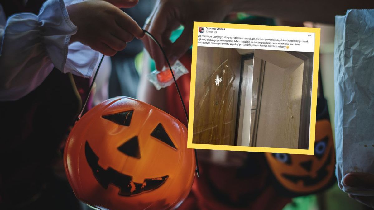 "Psikus" na Halloween w Ozimku. Mieszkaniec wściekły