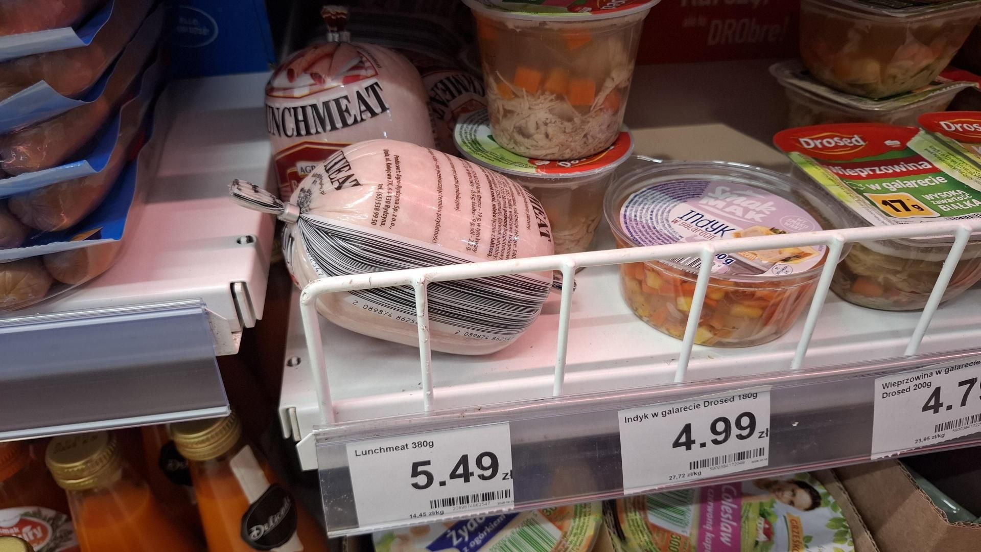 Lunchmeat z Dino kosztuje 5,49 zł