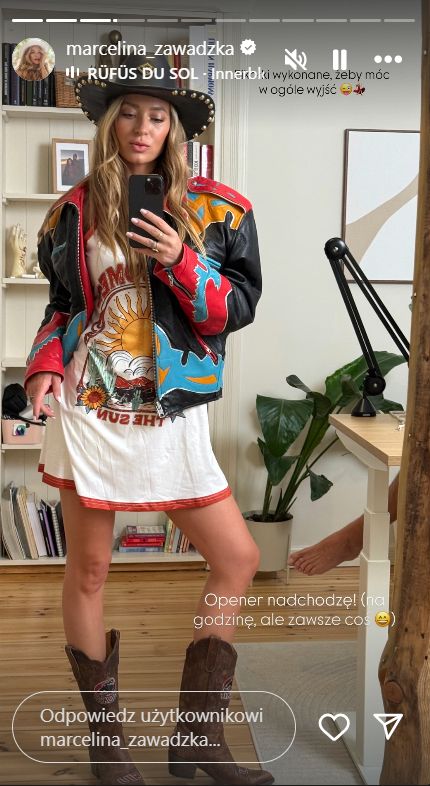 Marcelina Zawadzka pokazała festiwalowy look
