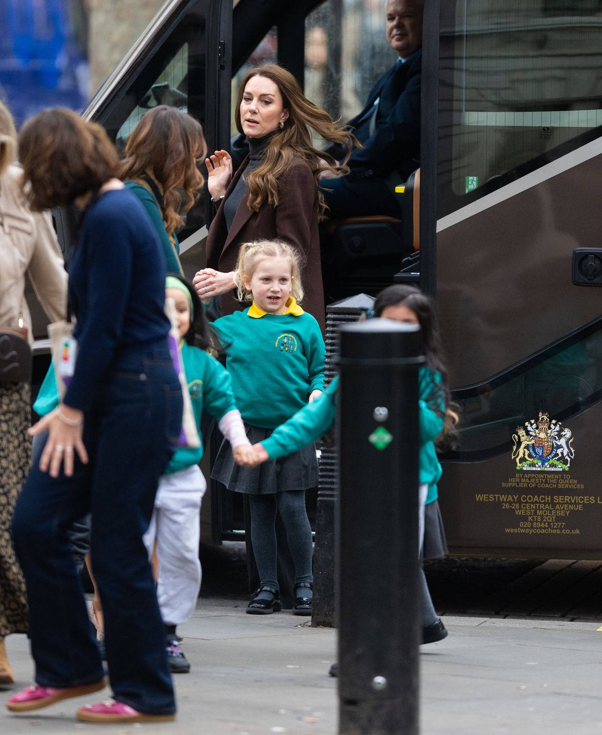 Kate Middleton na spotkaniu z dziećmi