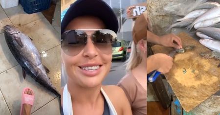 Podekscytowana Blanka Lipińska relacjonuje wyprawę na TARG RYBNY: "Lepiej się tam bawię niż w Louis Vuitton"