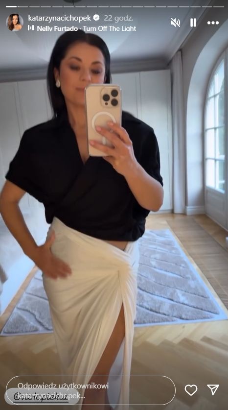 Katarzyna Cichopek pokazuje stylówkę