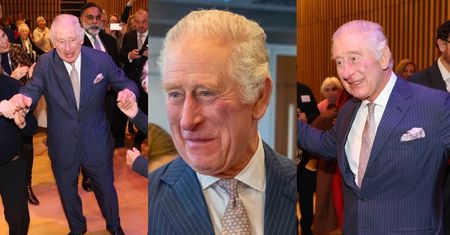Król Karol III szalał na parkiecie w centrum kultury żydowskiej. Nie przejął się dokumentem Harry'ego i Meghan? (ZDJĘCIA)