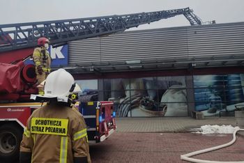 Skarżysko-Kamienna: Pożar w centrum handlowym