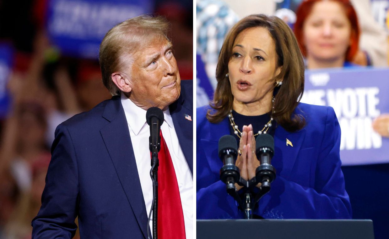 Harris leads Trump in key states as election day nears