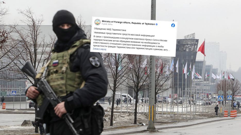 MSZ Tadżykistanu apeluje o rozważne powielanie informacji o rzekomym udziale Tadżyków w zamachu w Moskwie