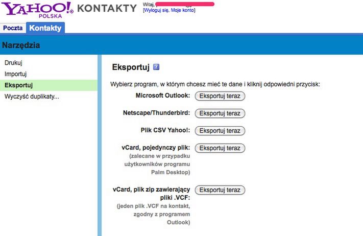 Jak wyeksportować adresy e-mail znajomych z FaceBook.com? 5
