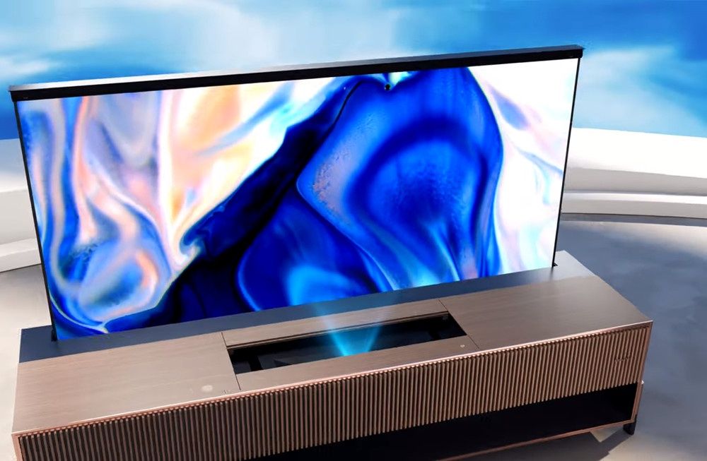 Hisense Rollable Screen Laser TV wygląd