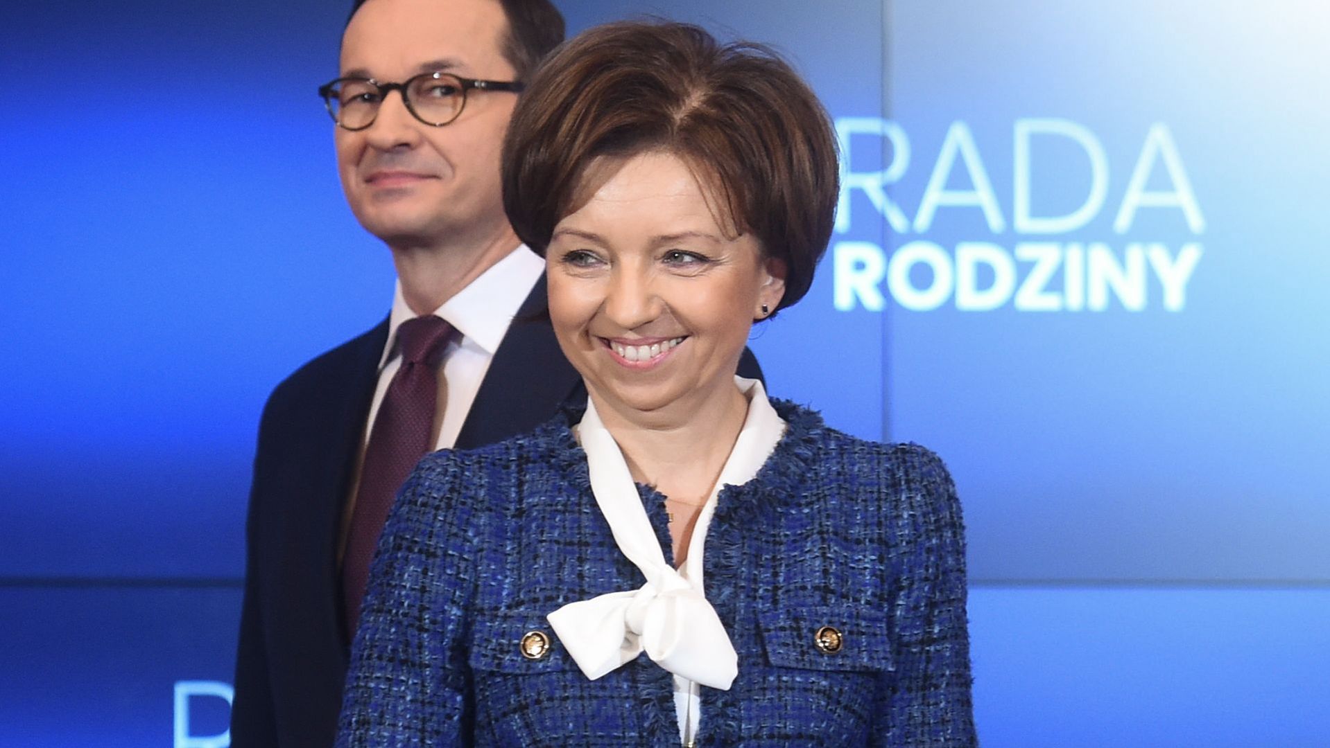 Premier Mateusz Morawiecki i minister Marlena Maląg