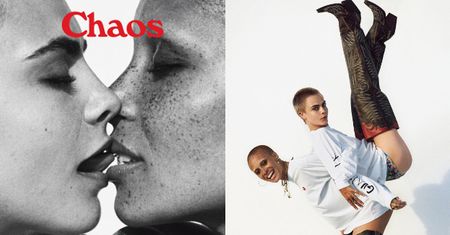 "Modelka roku" i Delevingne całują się na okładce!