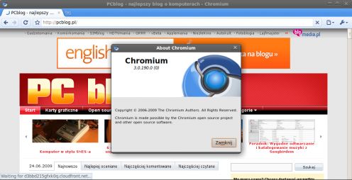 Chromium rozwija się z dnia na dzień