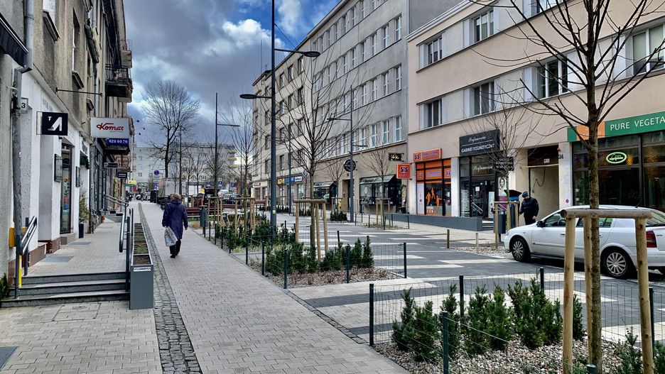 Tak wygląda woonerf przy ul. Abrahama w Gdyni