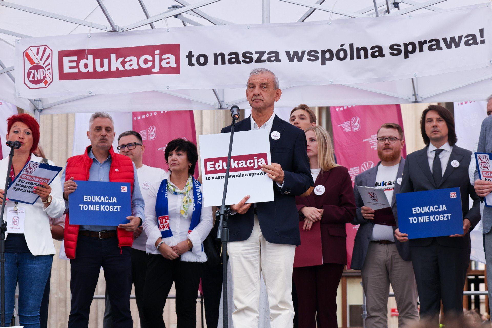 Sławomir Broniarz, prezes ZNP