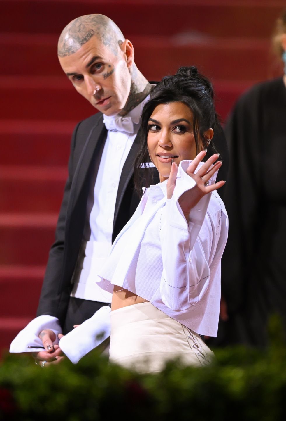 Kourtney Kardashian nie opuszcza szpitala, w którym przebywa Travis Barker