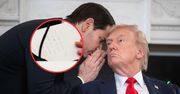 Ujawniono, co było w notatce, którą Trump dostał od Rubio