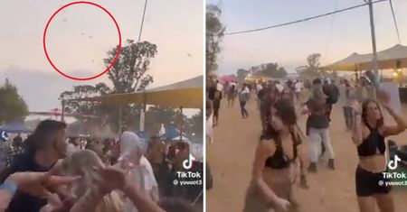 Tańczyli na festiwalu przy Strefie Gazy. W tle rozpoczął się atak na Izrael