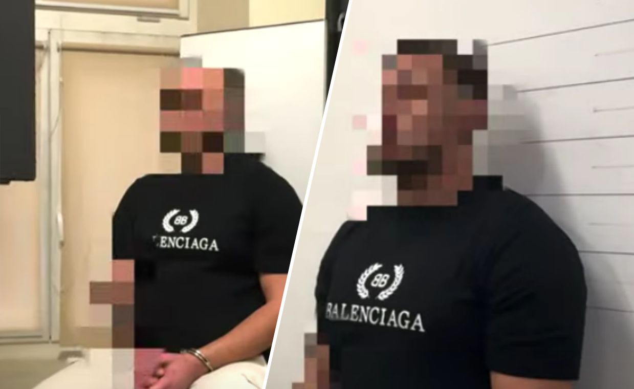 Zachowanie Łukasza Ż. Policja pokazała nagranie