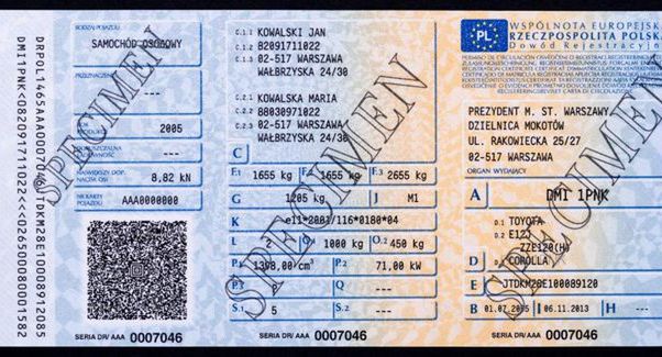 Koniec z wymianą dowodu rejestracyjnego, kiedy skończy się miejsce na pieczątki