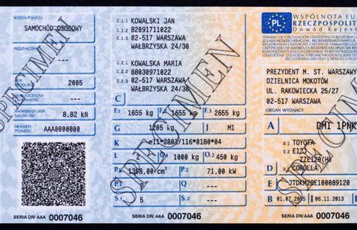 Koniec z wymianą dowodu rejestracyjnego, kiedy skończy się miejsce na pieczątki