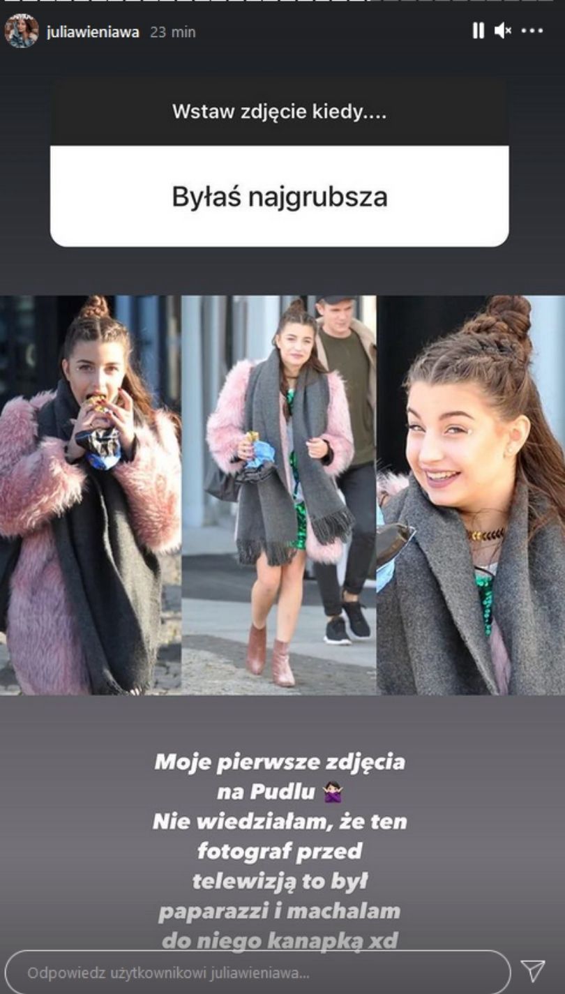 Juli Wieniawa dzieli się z fanami wspomnieniami