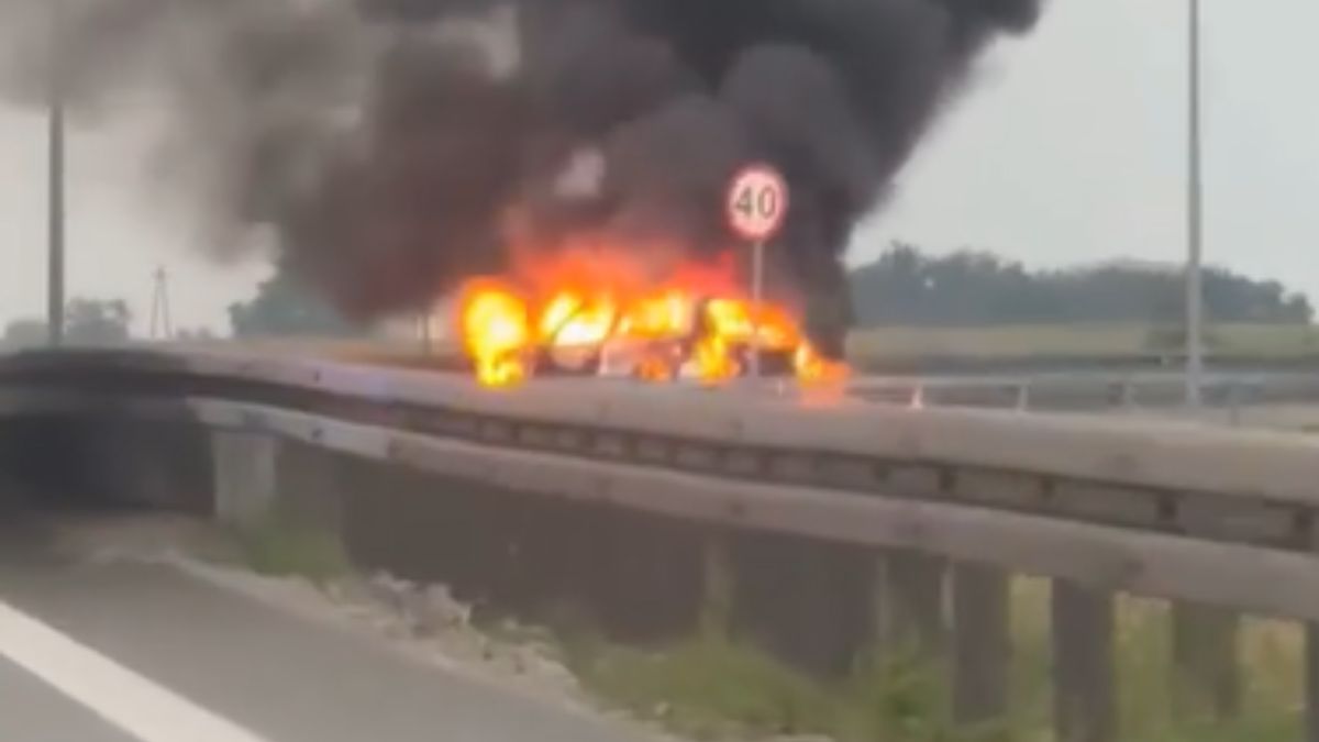 Dramatyczne zdarzenie na A1.