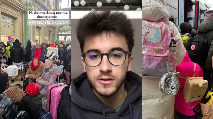 Syn Beaty Tadli relacjonuje sytuację na granicy polsko-ukraińskiej