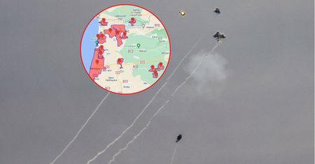Salwa rakiet i "chmara dronów" na Izrael. Trwają bomabrdowania