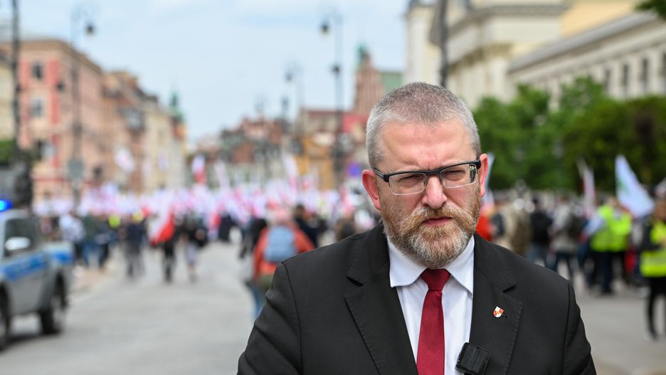 Grzegorz Braun
Radek Pietruszka
demonstracja, manifestacja, marsz, polityka unijna, protest, przeciwnicy, rolna, ue, unia europejska, zielony �ad, zwi�zkowcy, marsz przeciwko Zielonemu �adowi